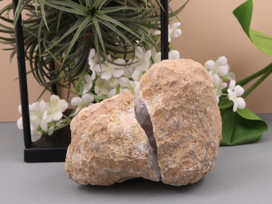 Afbeelding voor Bergkristal Geode Set 626 gram