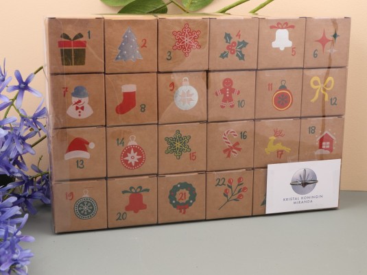 Afbeelding voor Adventskalender met ruwe edelstenen